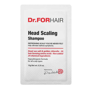 Шампунь з частинками солі для глибокого очищення шкіри голови Dr.FORHAIR Head Scaling Shampoo 10 мл, Об`єм: 10 мл
