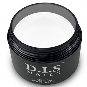 Гель для наращивания DIS Nails Hard White, 28 г, Цвет: White
