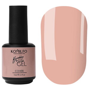Komilfo Bottle Gel Cover з пензликом, 15 мл, Колір: Cover