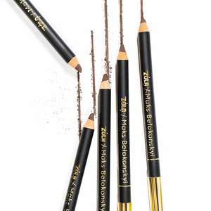 Олівець для оформлення та розмітки брів ZOLA Maks Belokonskyi пудровий, темно-коричневий