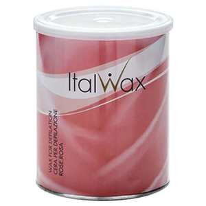 ItalWax Віск для депіляції у банці, рожевий, 800 мл, Об`єм: 800 мл, Аромат: Розовый