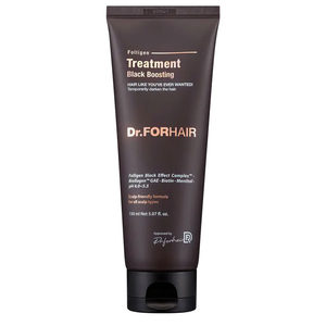 Бальзам-кондиционер для восстановления цвета седых волос Dr.FORHAIR Folligen Black Treatment 150 мл, Объем: 150 мл