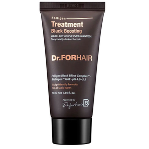 Бальзам-кондиционер для восстановления цвета седых волос Dr.FORHAIR Folligen Black Treatment 50 мл, Объем: 50 мл