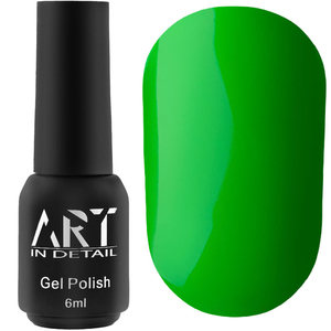 Гель-лак ART NEON N006 (зеленый, неоновый), 6 мл