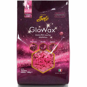 ItalWax Горячий воск в гранулах, GloWax розовая вишня, 400 г, Объем: 400 г, Аромат: Розовая вишня