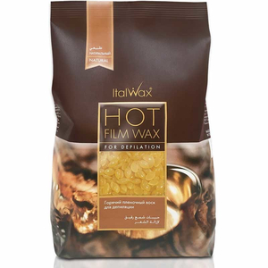 ItalWax Горячий воск в гранулах, натуральный, 1 кг, Объем: 1 кг, Аромат: Натуральный
