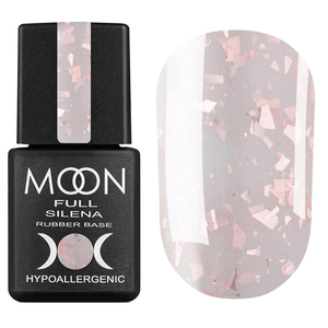 MOON FULL Potal Rubber Base Silena №2022 (молочный с розовой поталью), 8 мл, Цвет: 2022