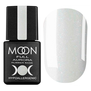 MOON FULL Rubber Base Aurora №2003 (молочный с шиммером), 8 мл, Цвет: 2003