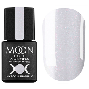 MOON FULL Rubber Base Aurora №2008 (сиреневый с шиммером), 8 мл, Цвет: 2008