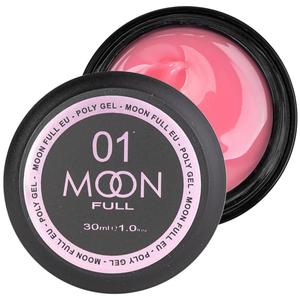 MOON FULL Poly Gel №01, ярко-розовый, 30 мл, Цвет: 01
