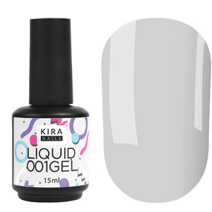 Kira Nails Liquid Gel 001 (прозорий), 15 мл, Об`єм: 15 мл, Колір: 001
