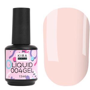 Kira Nails Liquid Gel 004 (світло-рожевий), 15 мл, Об`єм: 15 мл, Колір: 004