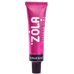 Краска для ресниц с коллагеном ZOLA Eyebrow Tint With Collagen 15 мл (06 Blue Black​), Объем: 15 мл, Цвет: 06 Blue Black