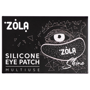 Патчі силіконові багаторазові для очей ZOLA Silicone Eye Patch Чорні 1 пара, Колір: Чорні