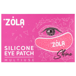 Патчі силіконові багаторазові для очей ZOLA Silicone Eye Patch Малинові 1 пара, Колір: Малинові