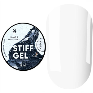 SAGA professional STIFF Gel гель-желе Clear №01, 13 мл, Объем: 13 мл, Цвет: Clear
