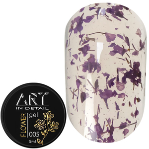 ART Flower Gel №005, гель с сухоцветами, 5 мл, Цвет: 005