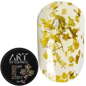 ART Flower Gel №011, гель с сухоцветами, 5 мл, Цвет: 011