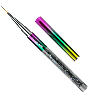 Пензель для малювання та френча mART стрази хамелеон з ковпачком, 11 мм G-44