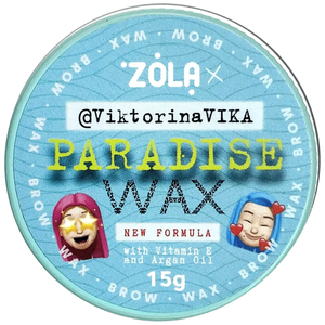 Віск для брів ZOLA Viktorina Vika Paradise Wax with Vitamin E and Argan Oil 15 гр, Об`єм: 15 г