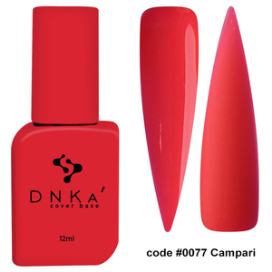 DNKa Cover Base, 12 мл #0077 Campari, Колір: 77
