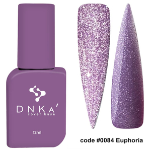 DNKa Cover Base, 12 мл #0084 Euphoria (Светоотражающая), Цвет: 84
