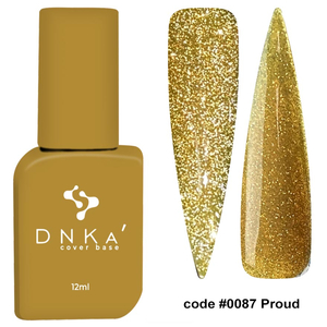 DNKa Cover Base, 12 мл #0087 Proud (Світловідбивна), Колір: 87