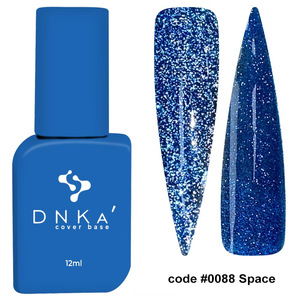 DNKa Cover Base, 12 мл #0088 Space (Светоотражающая), Цвет: 88