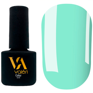 Гель-лак Valeri №129 (бирюзовый, эмаль), 6 мл