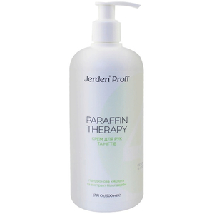 Крем для рук и ногтей Jerden Proff Гиалуроновая кислота и экстракт белой ивы, 500 мл