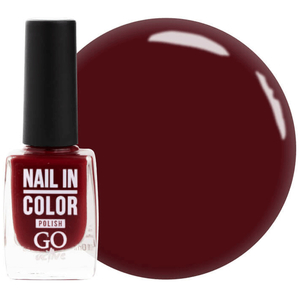 Лак для нігтів Nail Polish GO ACTIVE 007 (бордовий), 10 мл, Колір: 007