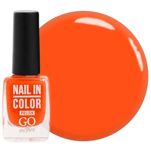 Лак для нігтів Nail Polish GO ACTIVE 058 (горобиновий), 10 мл, Колір: 058