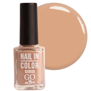 Лак для ногтей Nail Polish GO ACTIVE 078 (бежево-персиковый), 10 мл, Цвет: 078