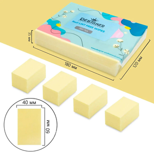 Безворсовые салфетки Designer - 700 шт./уп. для снятия липкого слоя Желтые