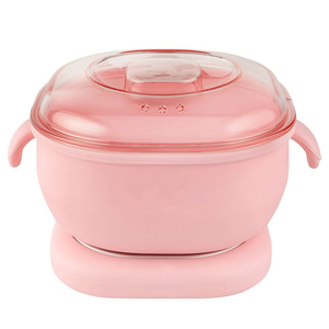 Воскоплав для воска в гранулах, в таблетках с силиконовой чашей на 400 мл, розовый, Цвет: Розовый
