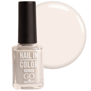 Лак для нігтів Nail Polish GO ACTIVE 075 (холодний крем), 10 мл, Колір: 075
