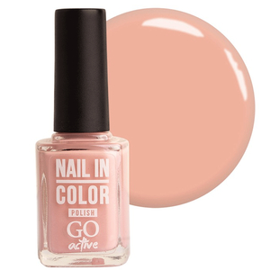 Лак для нігтів Nail Polish GO ACTIVE 080 (рожева пудра), 10 мл, Колір: 080