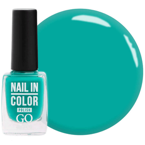 Лак для ногтей Nail Polish GO ACTIVE 038 (мятная бирюза), 10 мл, Цвет: 038