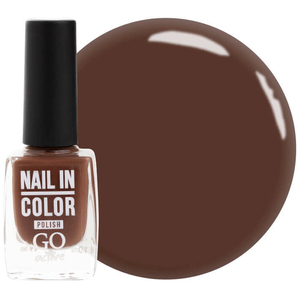 Лак для нігтів Nail Polish GO ACTIVE 006 (коричневий), 10 мл, Колір: 006