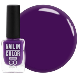 Лак для нігтів Nail Polish GO ACTIVE 016 (фіолетовий), 10 мл, Колір: 016