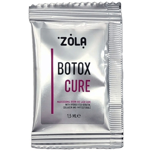 Ботокс для брів та вій у саші ZOLA Botox Cure 1,5 мл/1 шт