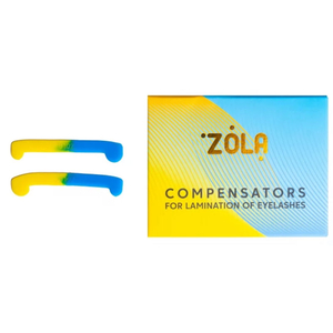 Компенсатори для ламінування вій ZOLA Compensators For Lamination Of Eyelashes, жовто-блакитні, Колір: Желто-голубые