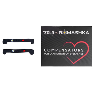 Компенсатори для ламінування вій ZOLA x Romashka Compensators For Lamination Of Eyelashes, чорні, Колір: Чорні