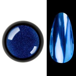 Зеркальная втирка для дизайна ногтей Designer Mirror powder Blue №004, Цвет: 004
