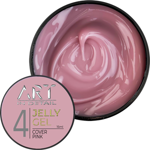 Гель для наращивания и моделирования ART Jelly Gel №4 Cover Pink, 15 мл, Цвет: 4