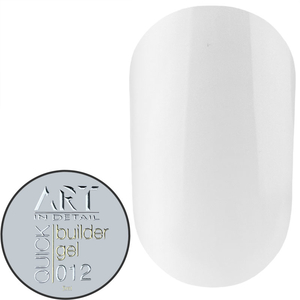 Гель для нарощування ART QUICK Builder Gel №012 French White, 5 мл, Об`єм: 5 мл, Колір: 012