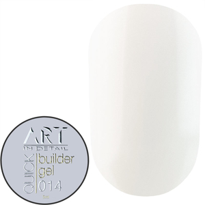 Гель для нарощування ART QUICK Builder Gel №014 Milky White, 5 мл, Об`єм: 5 мл, Колір: 014