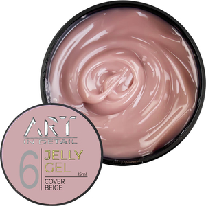 Гель для наращивания и моделирования ART Jelly Gel №6 Cover Beige, 15 мл, Цвет: 6