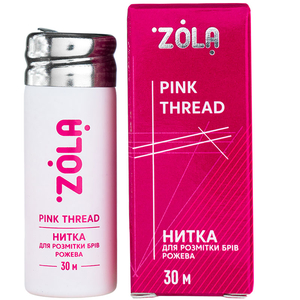 Нить для разметки бровей ZOLA Marking Thread Pink, 30 м, Цвет: Pink