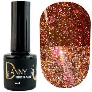 ЗНИЖКА!Світловідбивний гель-лак Danny FIRE FLASH №03, 10 мл, Колір: 03